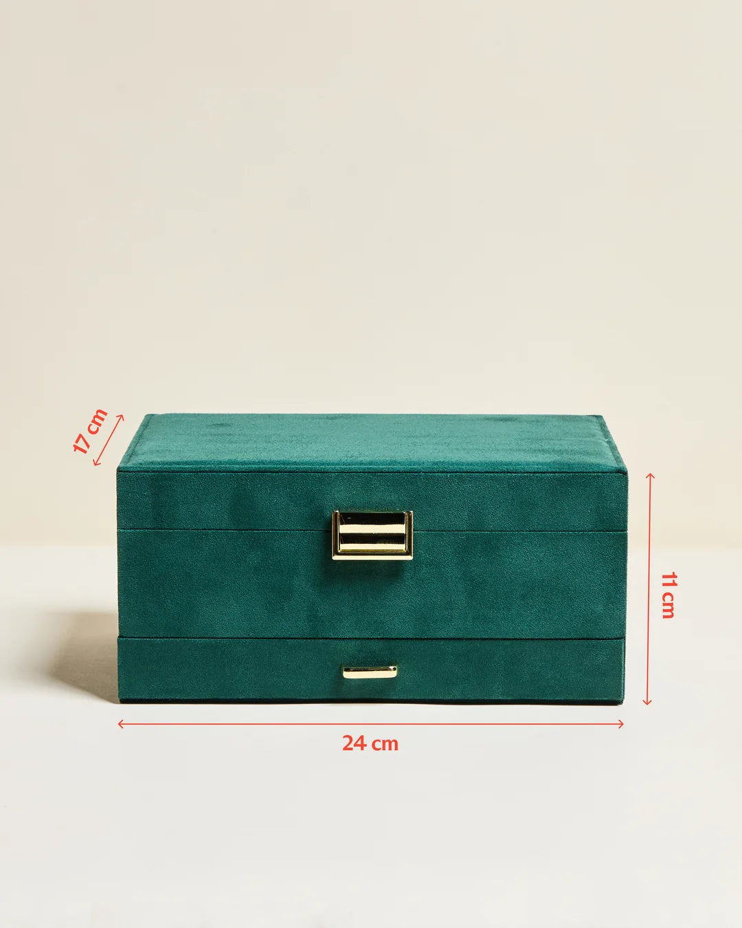 Denise Velvet Jewelry Box