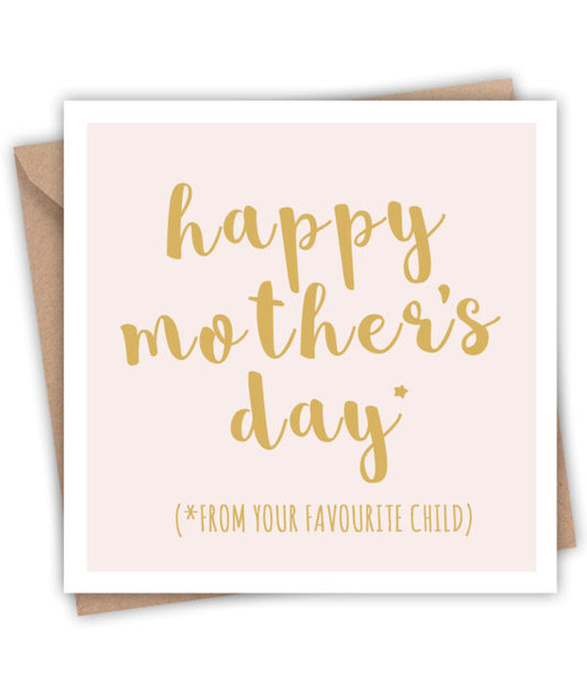 From Your Favourite Child Card