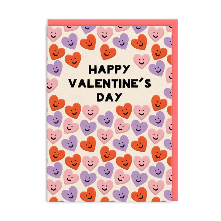 Ohh Deer Heart Faces Valentine's Day Card