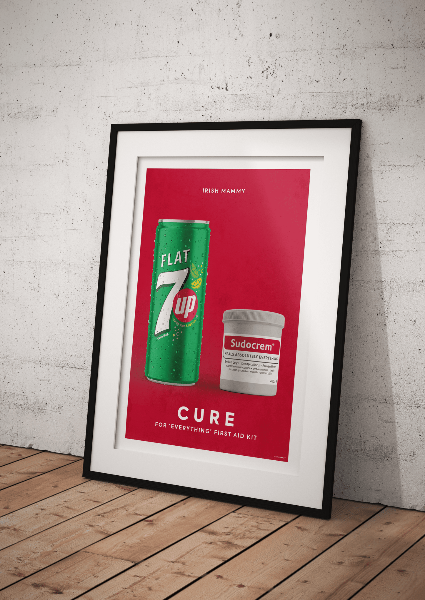 Irish Mammy's Cure for Everything A4 Print