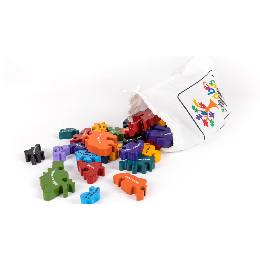 Map of Ireland Jigsaw Puzzle - As Gaeilge