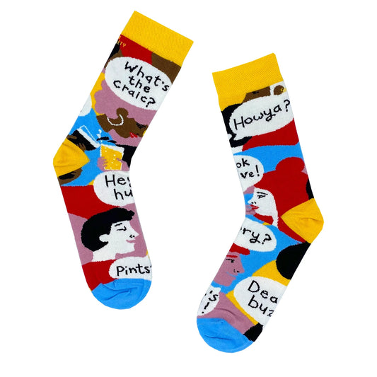 The Irish Craic Socks - Irish Socksciety