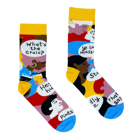 The Irish Craic Socks - Irish Socksciety