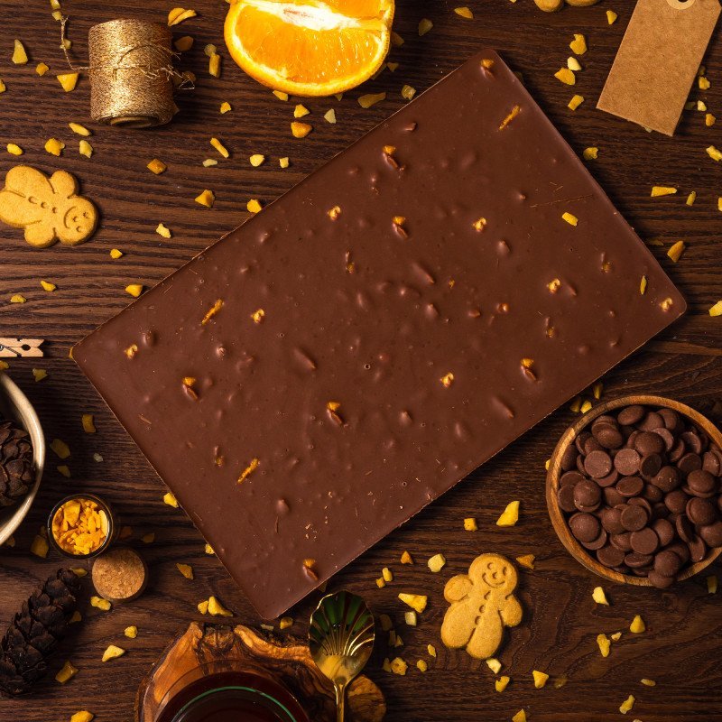 Milk Chocolate With Orange & Honeycomb