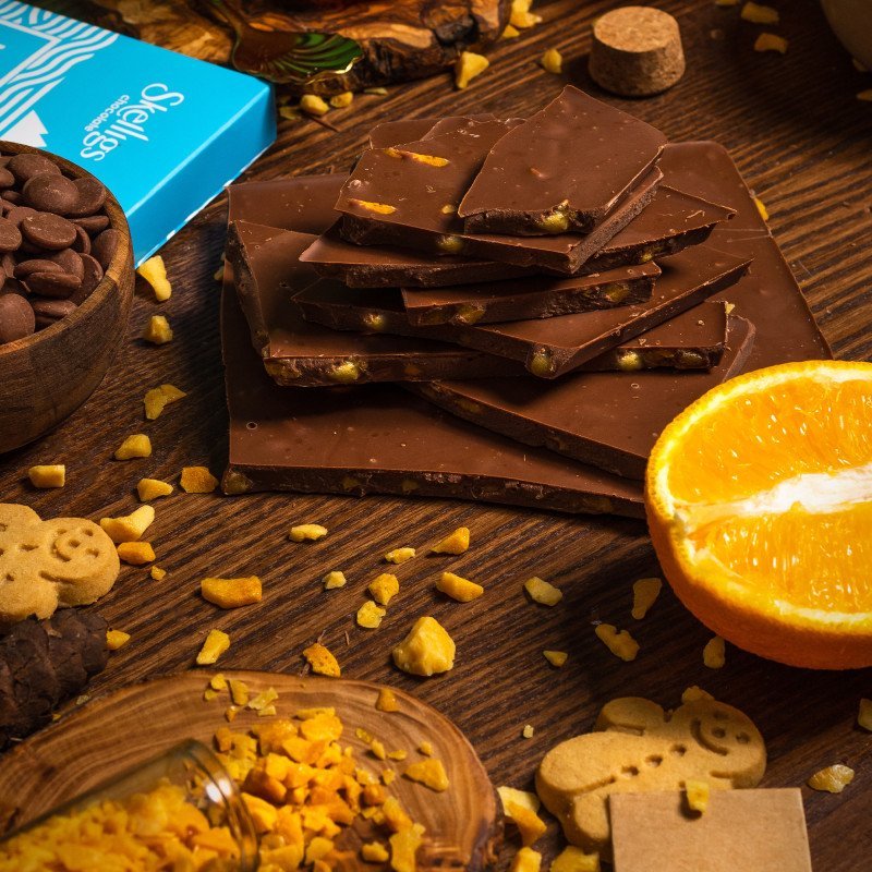 Milk Chocolate With Orange & Honeycomb