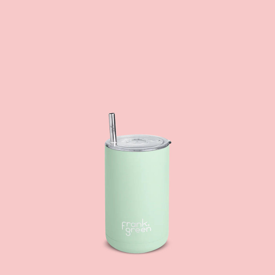 Iced Coffee Cup With Straw (15oz)