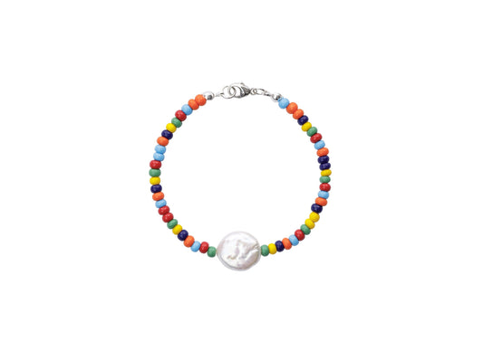 Rainbow Pearl Bracelet