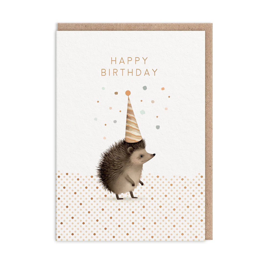 Ohh Deer Happy Birthday Hedgehog