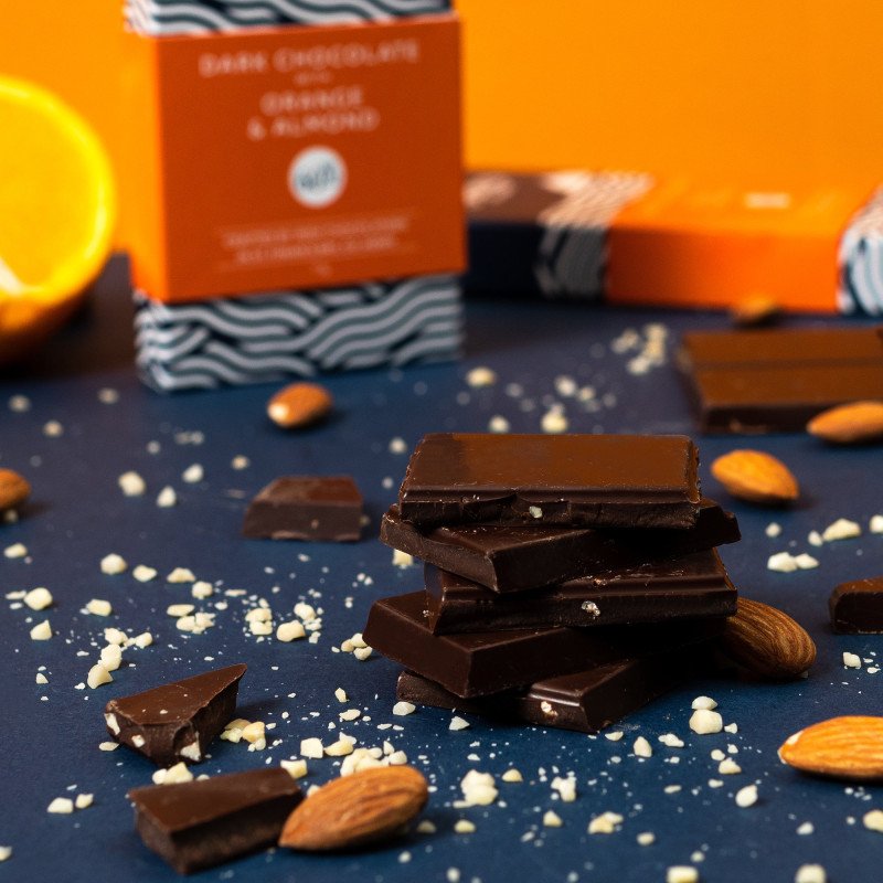 Dark Orange Chocolate Bar