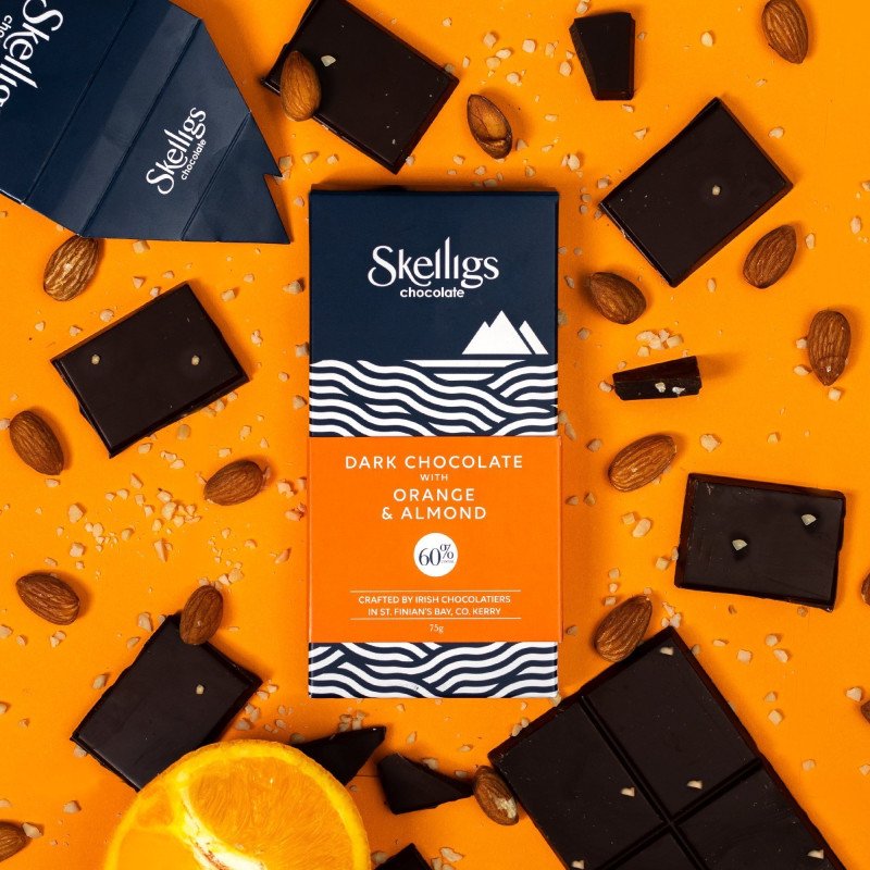 Dark Orange Chocolate Bar