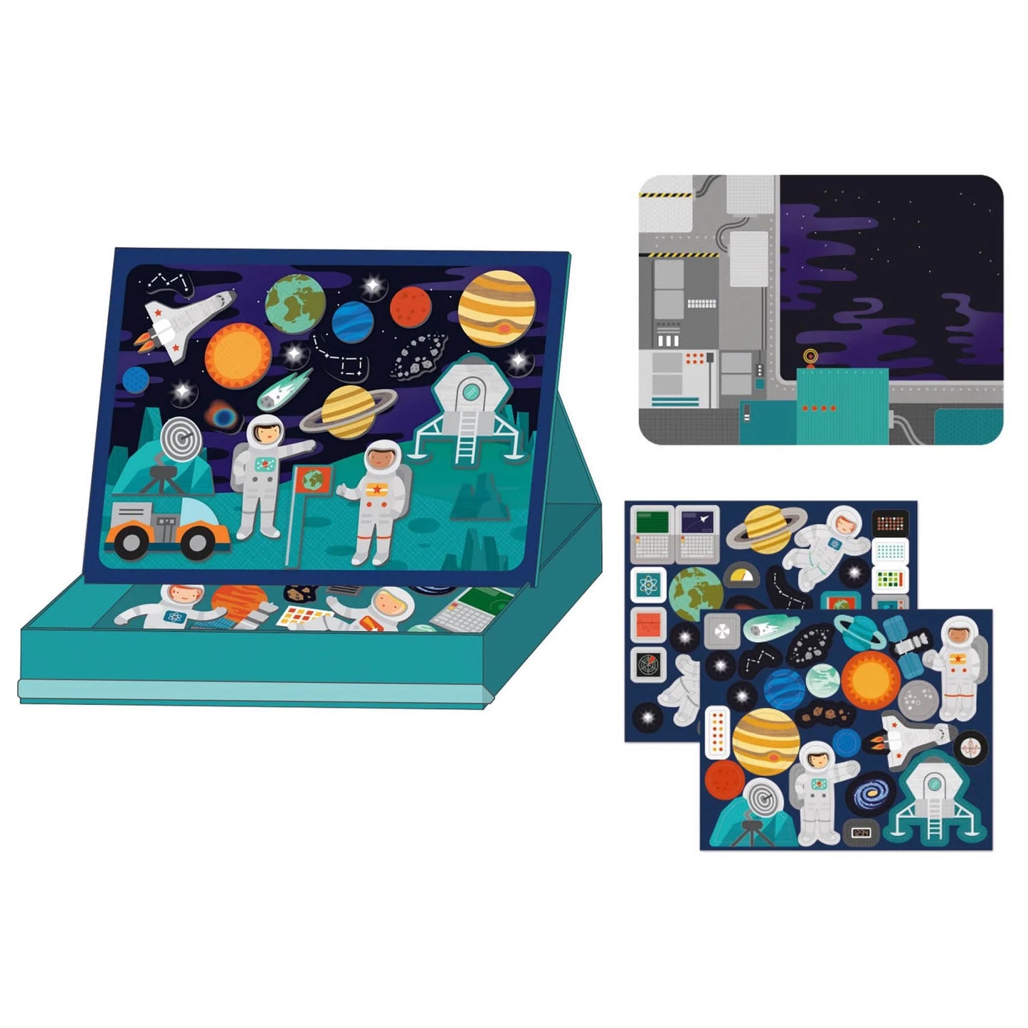 Magnetic Play Scene Outer Space