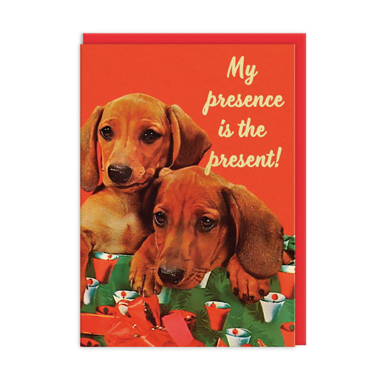 My Presence Is The Present - Ohh Deer Card