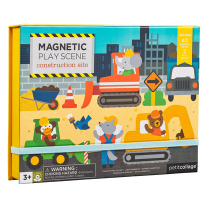 Magnetic Play Scene Construction Site