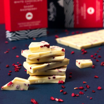 Skelligs White Chocolate & Raspberry Bar