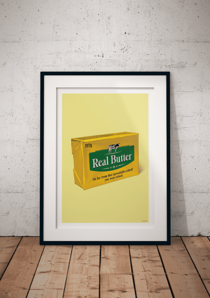 Real Butter A4 Print