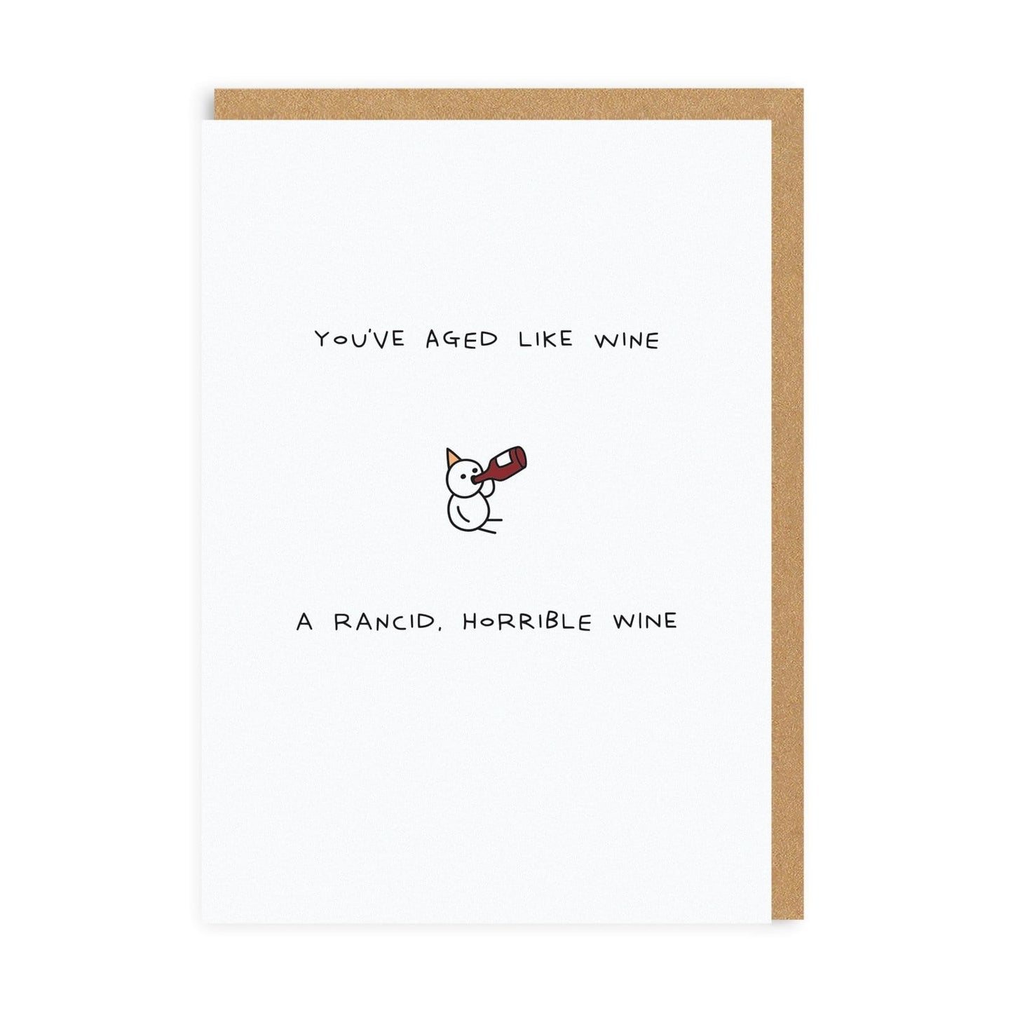 Aged Like Wine Ohh Deer Card