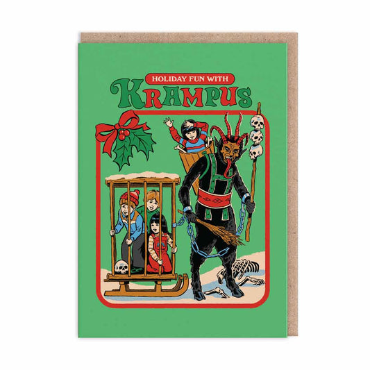 Holiday Fun With Krampus - Ohh Deer Card