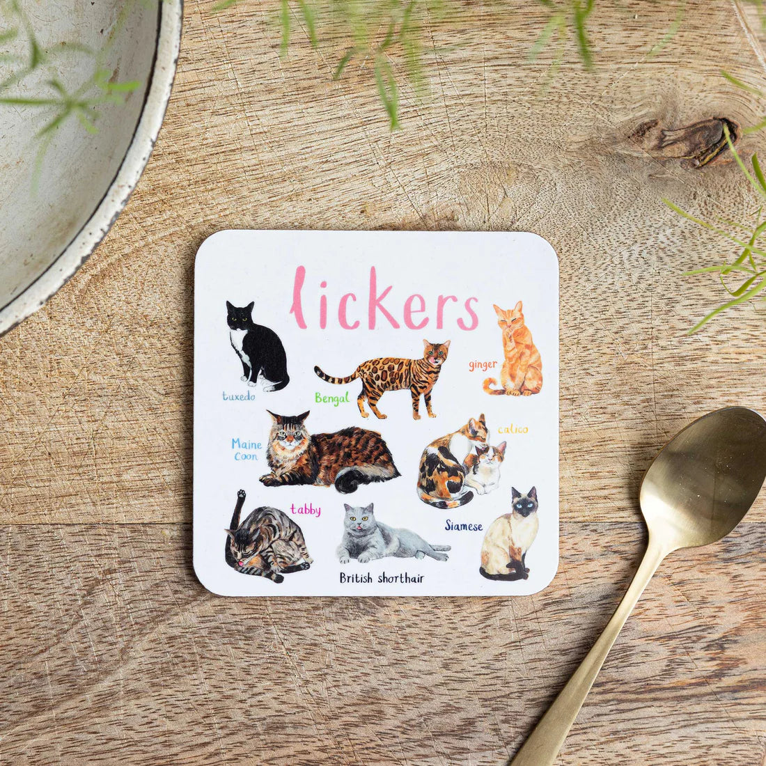 Lickers Cat Coaster