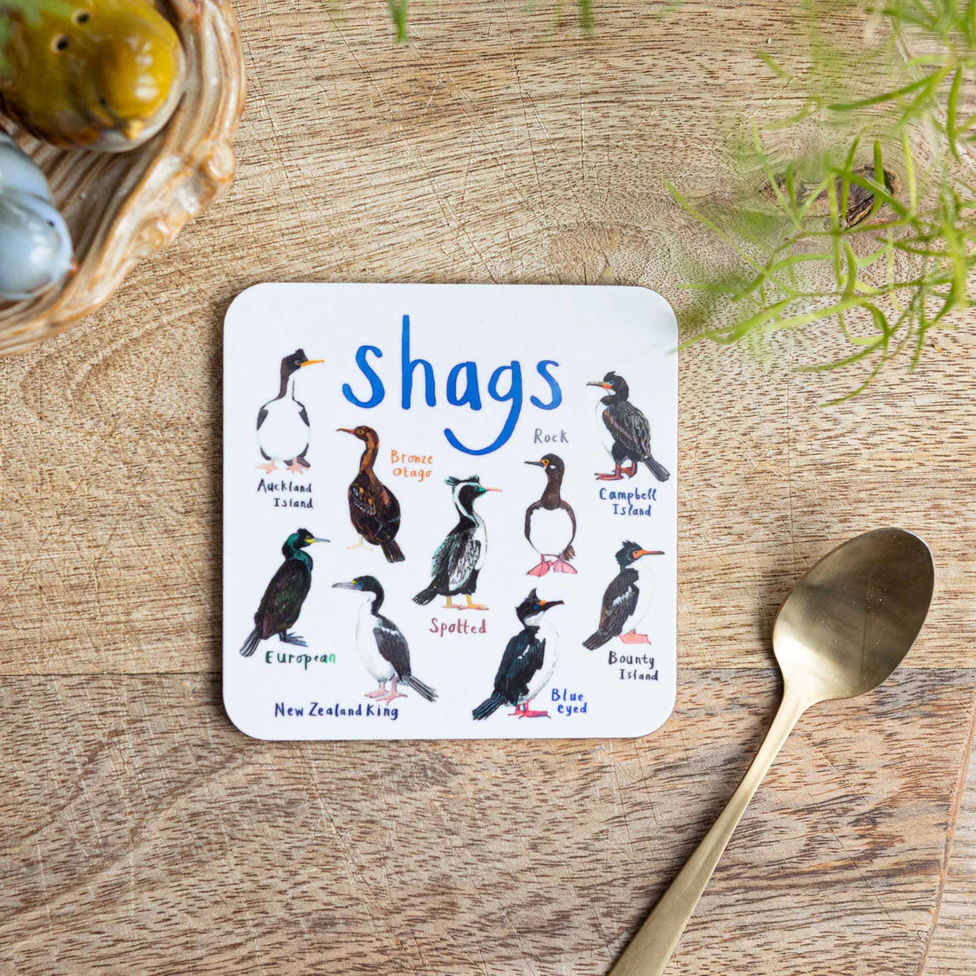 Shags Bird Coaster