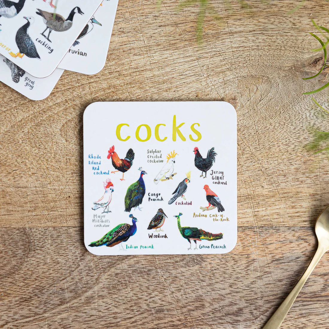 Cocks Bird Coaster