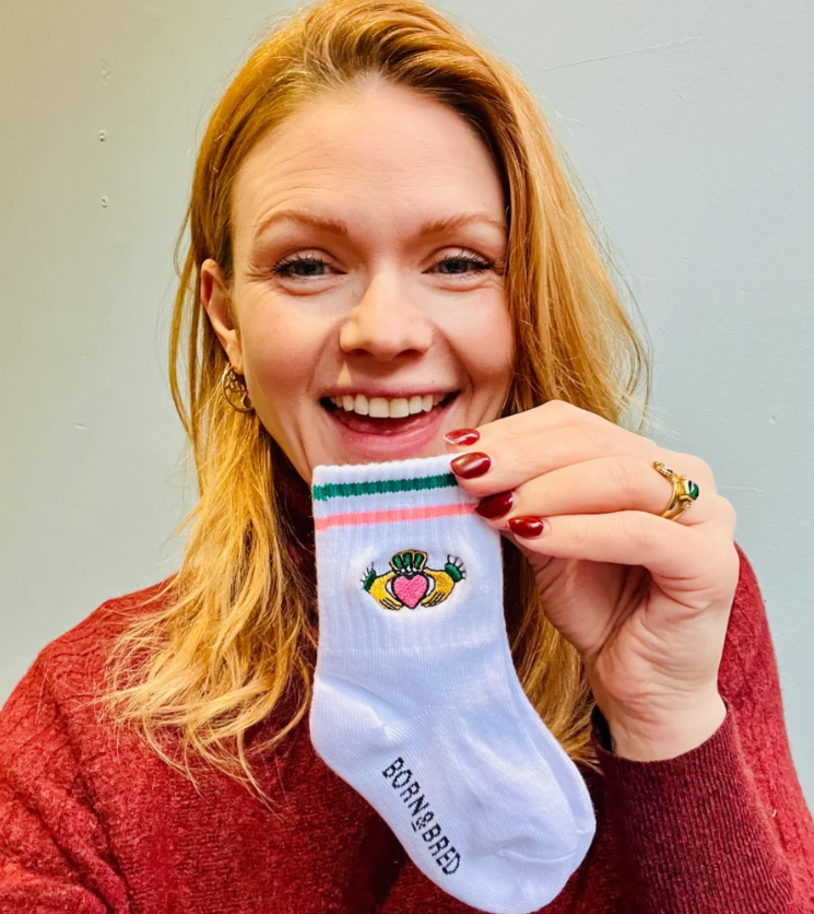 Claddagh Baby Socks