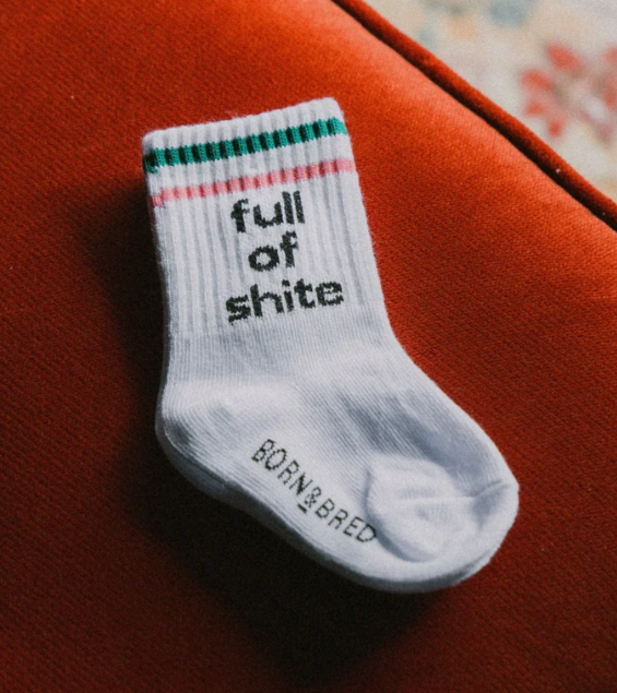 Full of Shite Baby Socks