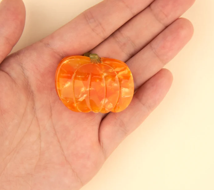 Pumpkin Claw Clip