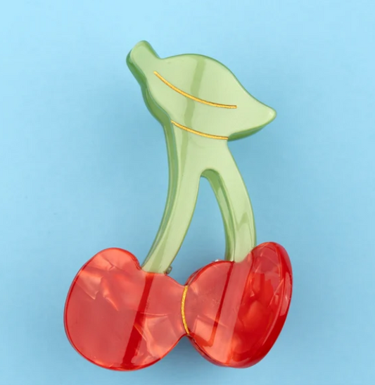Cherry Claw Clip