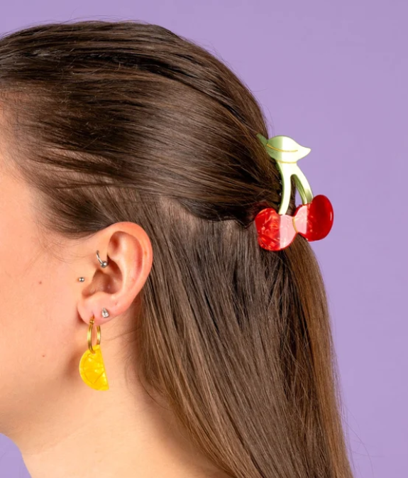 Cherry Claw Clip