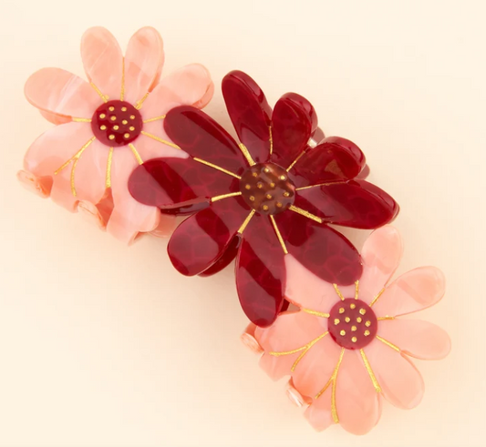 Floral Claw Clip