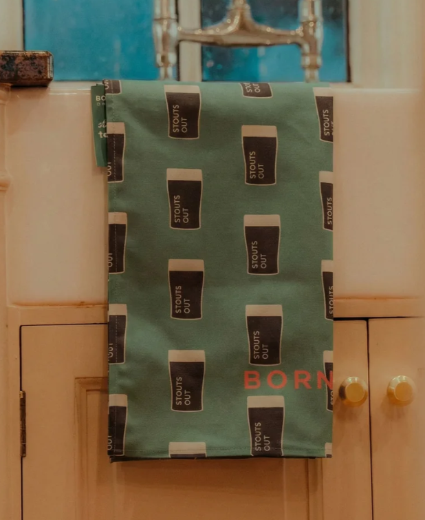 Stouts Out Tea Towel
