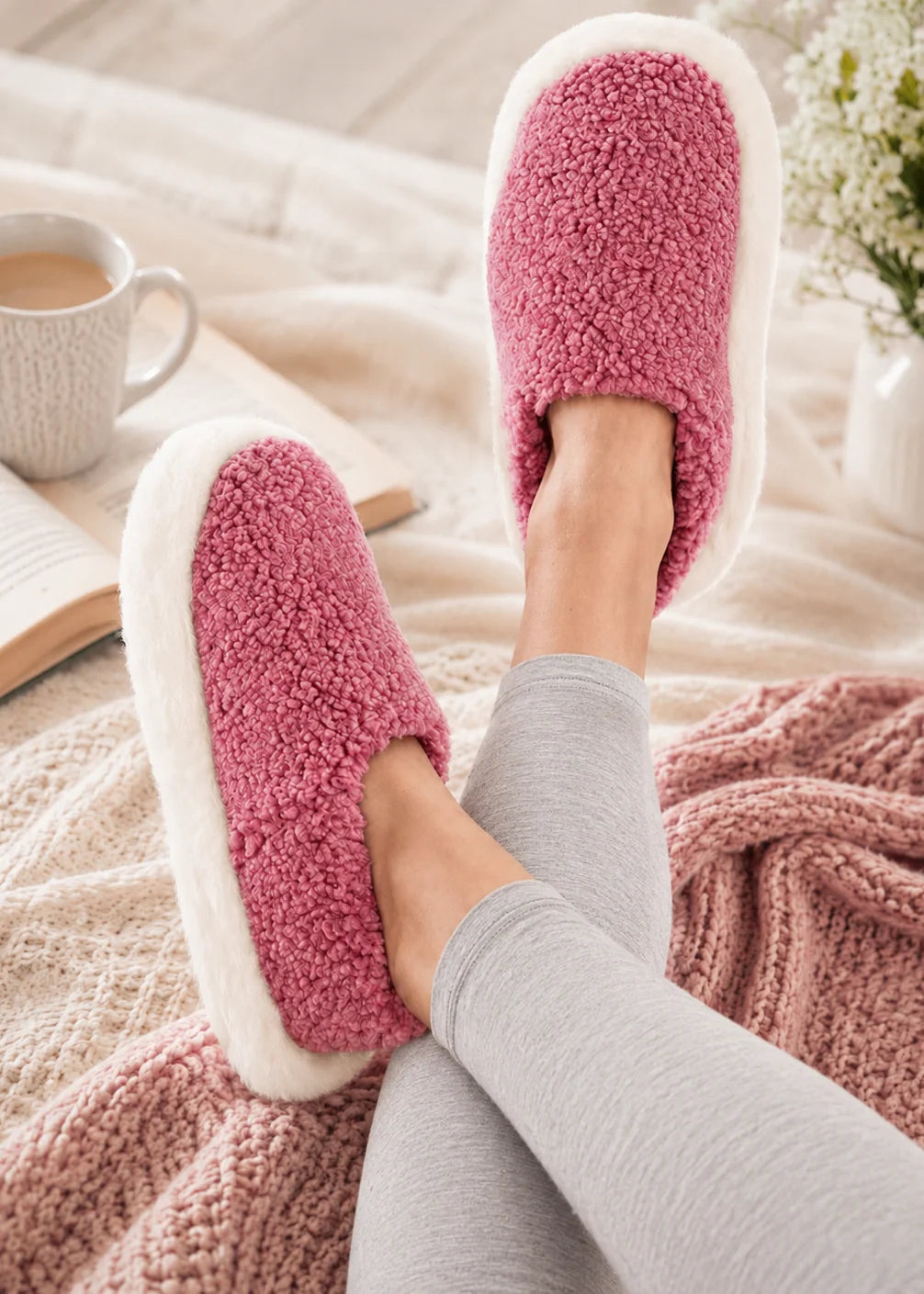 Sheep by the Sea Wool Slippers