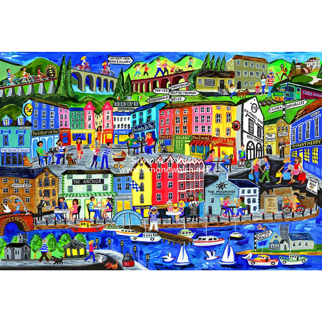 Simone Walsh Dungarvan Mounted Print