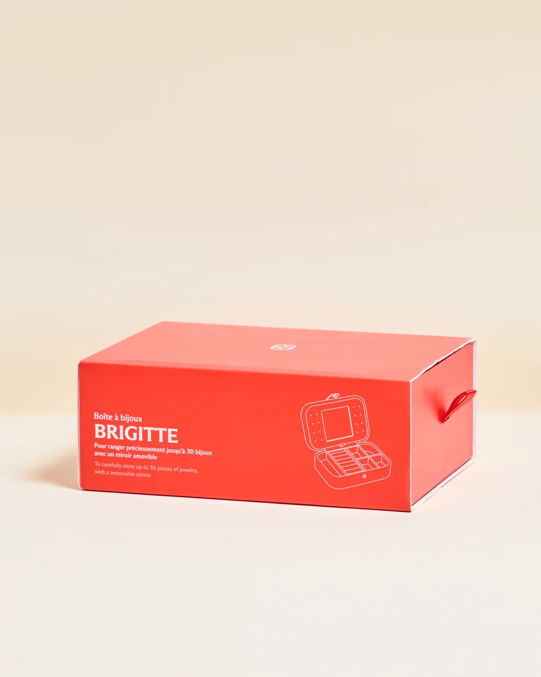 Brigitte Velvet Travel Jewelry Box