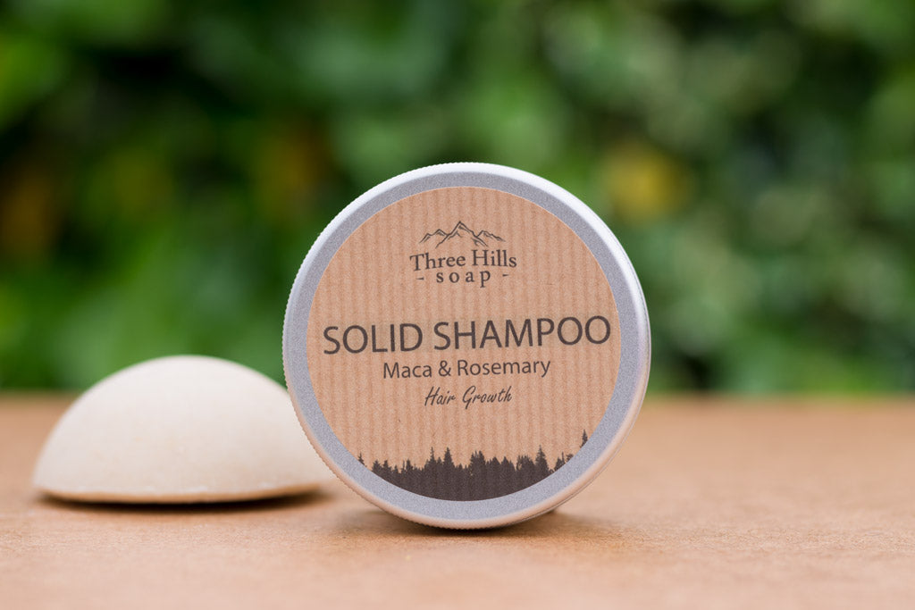 Solid Shampoo For Hair Growth - Maca + Rosemary