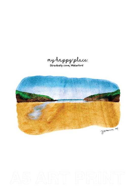 My Happy Place Print - Stradbally Cove