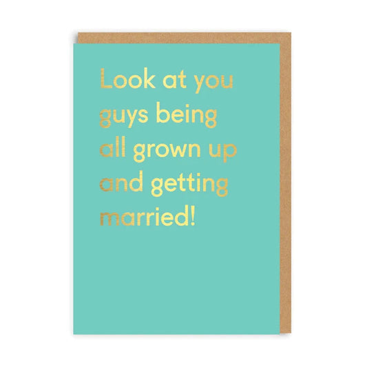 All Grown Up & Getting Married Card