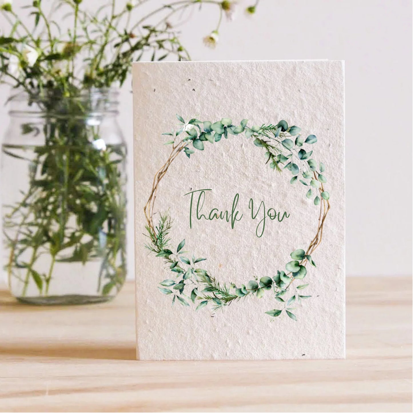Thank You Wreath - Plantable Seed Card