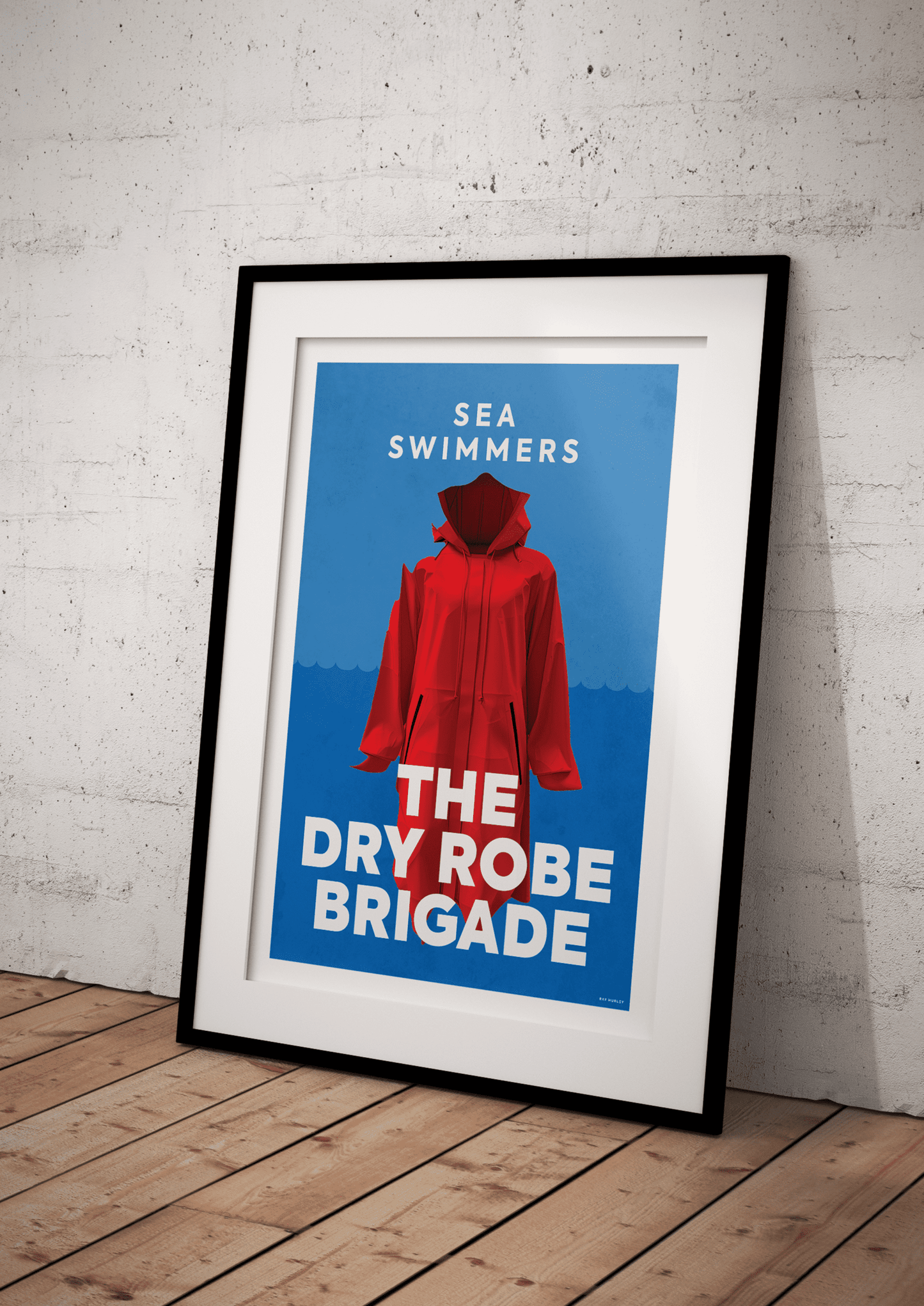 The Dry Robe Brigade - Ray Hurley A5 Print