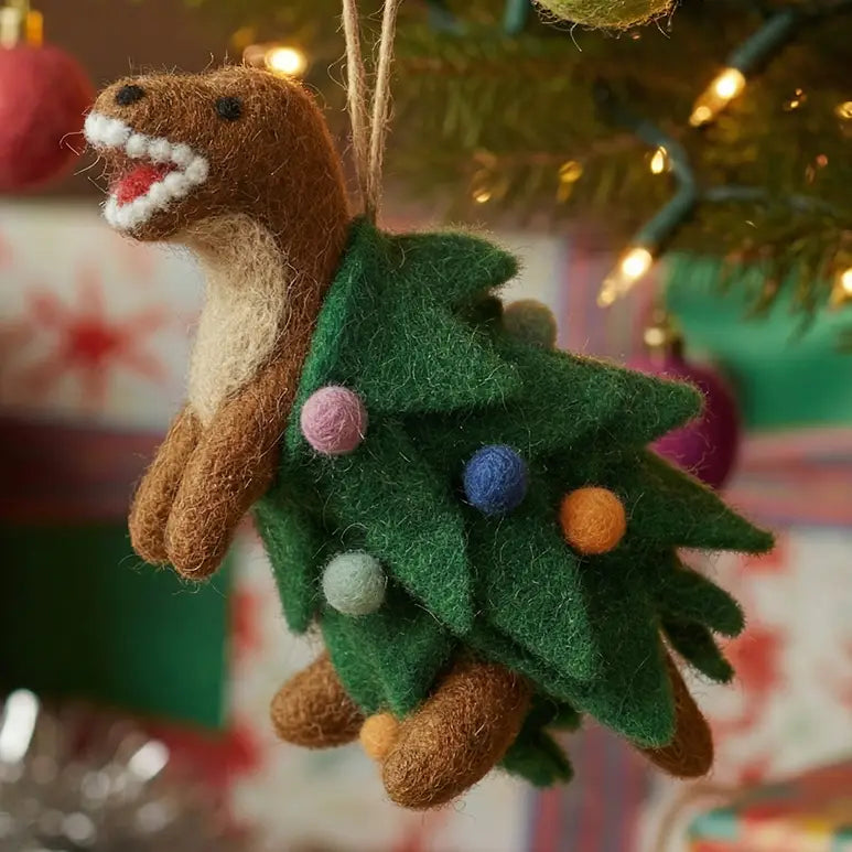 Handmade Needle Felt Tree-Rex