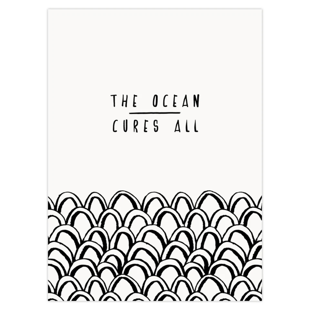 Ocean Cures All 8x6 Print