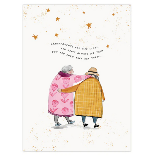 Grandparent Are Like Stars 8x6 Print