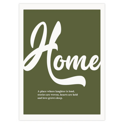 Home 8x6 Print