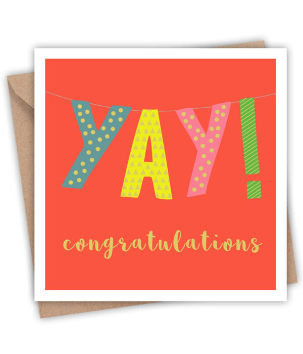 YAY Congratulations - Lainey K Card