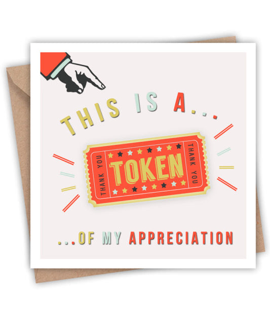 Token Of Appreciation Lainey K Card