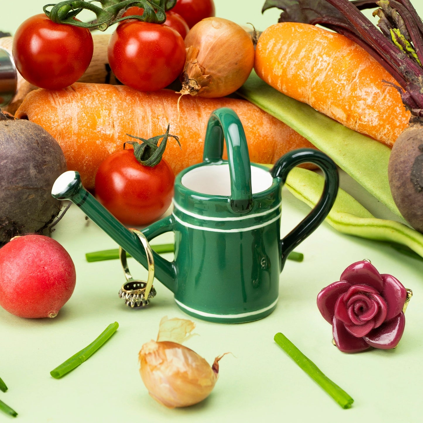 Watering Can Ring Holder