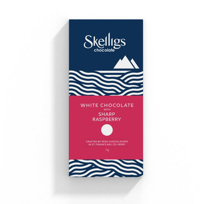 Skelligs White Chocolate & Raspberry Bar