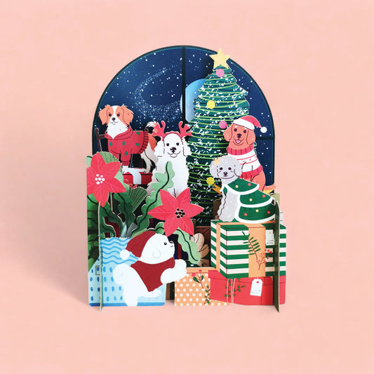 Santa Paws - Pop Up Card