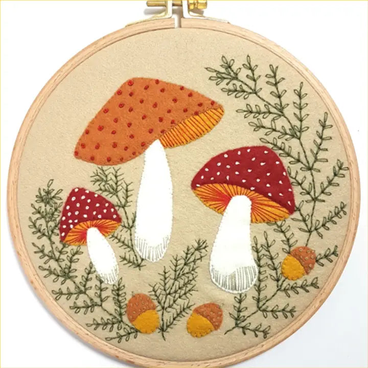 Toadstool Hoop Craft Kit