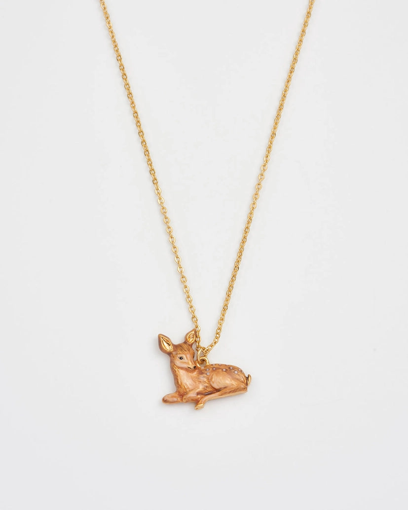 Gold Fawn Necklace